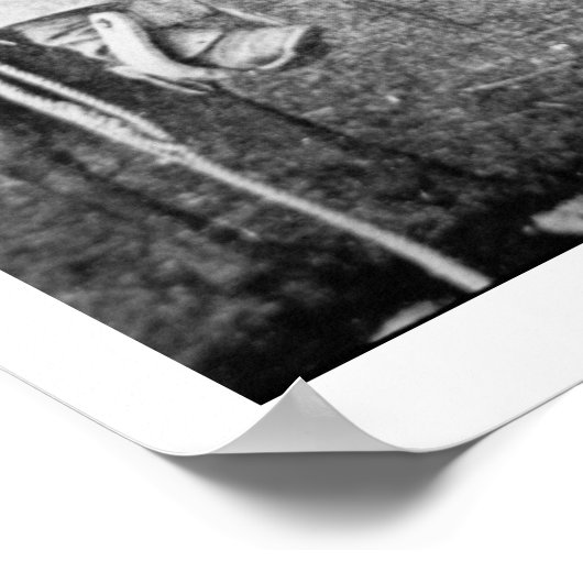 カンザス州のアメリカのカウボーイ、c.1880（写真はB/W） ポスター (角)