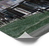 カンザス州のダッジ市にある旧ダッジ市倉庫 ポスター (角)