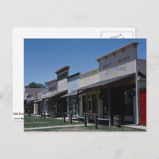 カンザス州のダッジ市にある旧ダッジ市倉庫 ポストカード (正面/裏面)