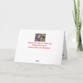 カンザス州の夕焼け結婚記念日 カード (裏面)