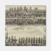 カンザス州の手段、マス、サバン マグネット (正面)