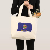 カンザス州の旗 トートバッグ (正面(商品))
