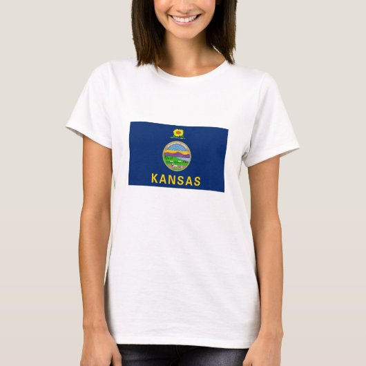 カンザス州の旗 Tシャツ (正面)