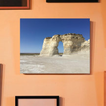 カンザス州の記念碑の岩の国のランドマーク