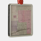 カンザス州アッチソンと周辺 メタルオーナメント (右)