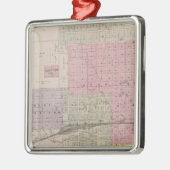 カンザス州アッチソンと周辺 メタルオーナメント (左)