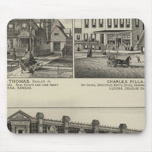 カンザス州アッチソン マウスパッド (正面)