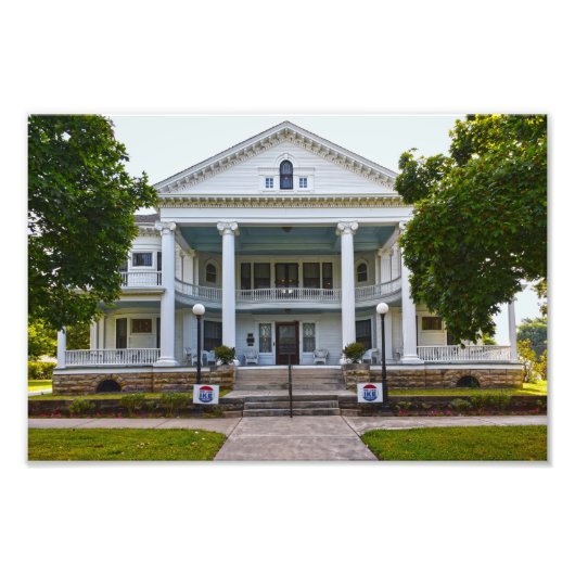 カンザス州アビリーネのSeelye Mansion フォトプリント (正面)
