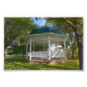 カンザス州アビリーンのSeelye House Gazebo フォトプリント