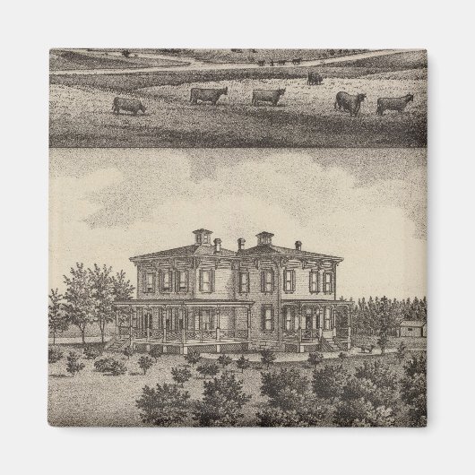 カンザス州アレン郡 マグネット (正面)