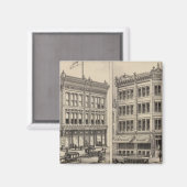 カンザス州ウィチタのニーダーランダーと市民銀行 マグネット (正面/裏面)