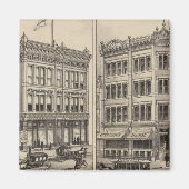 カンザス州ウィチタのニーダーランダーと市民銀行 マグネット (正面)