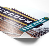 カンザス州ウィチタ州マードックシアターサイン フォトプリント (角)