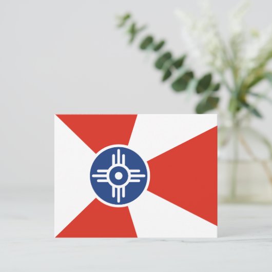 カンザス州ウィチタ、統一された州 ポストカード (スタンド正面)