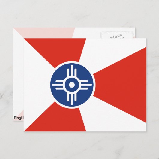 カンザス州ウィチタ、統一された州 ポストカード (正面/裏面)