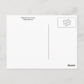 カンザス州オラテのクルミ・グローブ・スクール ポストカード (裏面)