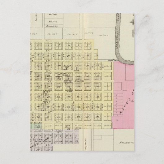 カンザス州カフェビルとハバナ州の独立 ポストカード (正面)