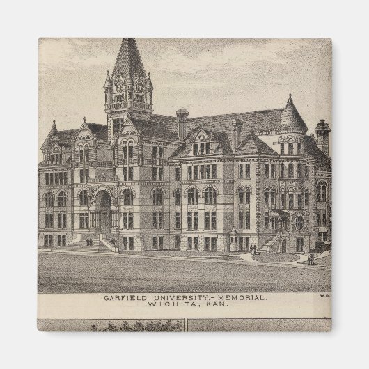 カンザス州ガーフィールド大学 マグネット (正面)