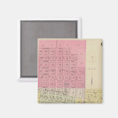 カンザス州グレイ郡シマロン マグネット (正面/裏面)