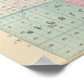 カンザス州サリーヌ郡 ポスター (角)