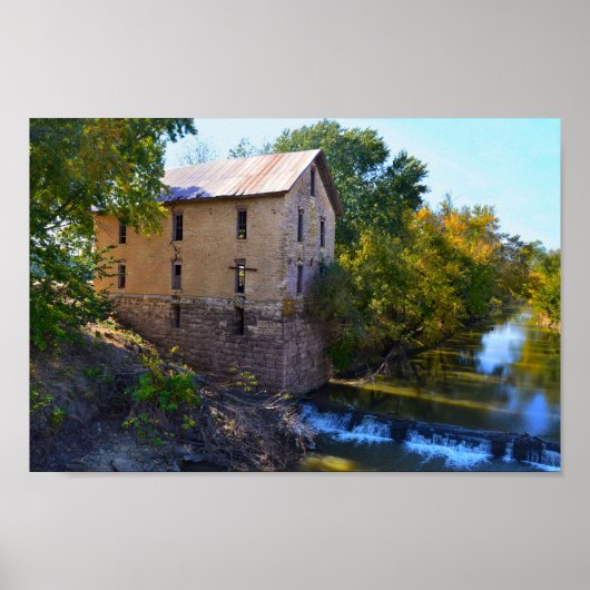 カンザス州シダーポイントミル ポスター (正面)