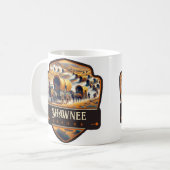 カンザス州ショーニー | ビンテージ コーヒーマグカップ (正面左)