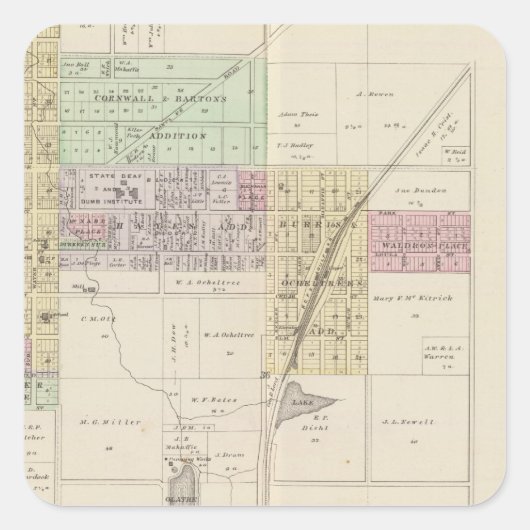 カンザス州ジョンソン郡オラテ スクエアシール (正面)