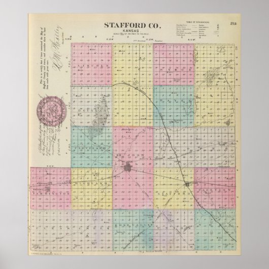 カンザス州スタッフォード郡 ポスター (正面)