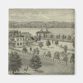 カンザス州ストロングシティディアパークプレイスファーム マグネット (正面)