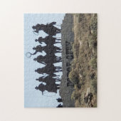 カンザス州ダッジシティ – ワイルドウエストタウン ジグソーパズル (縦)