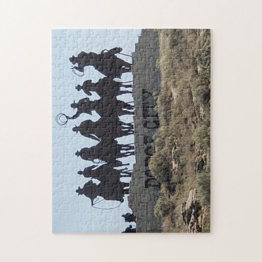 カンザス州ダッジシティ – ワイルドウエストタウン ジグソーパズル (縦)