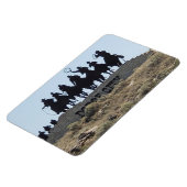 カンザス州ダッジシティ – ワイルドウエストタウン マグネット (左側)