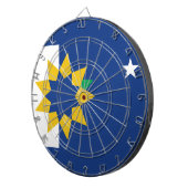 カンザス州トペカ国旗 ダーツボード (正面右)