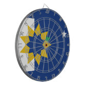 カンザス州トペカ国旗 ダーツボード (正面左)