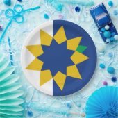 カンザス州トペカ国旗 ペーパープレート (パーティー)