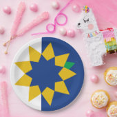 カンザス州トペカ国旗 ペーパープレート (パーティー)