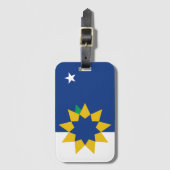 カンザス州トペカ国旗 ラゲッジタグ (正面縦)
