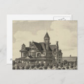 カンザス州トペカ，ジョン・D・ノックスのレジデンス ポストカード (正面/裏面)