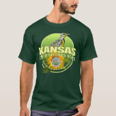 カンザス州バードアンドフラワー Tシャツ (正面)