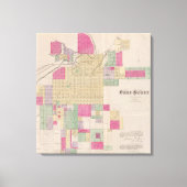 カンザス州バーボン郡フォートスコット キャンバスプリント (正面)