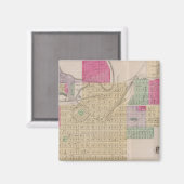 カンザス州バーボン郡フォートスコット マグネット (正面/裏面)