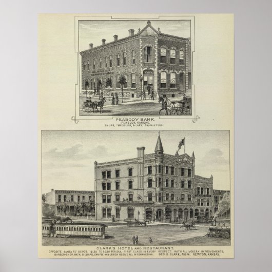 カンザス州ピーボディーバンク ポスター (正面)