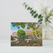 カンザス州フォートレブンワースのブロンズ砲 ポストカード (スタンド正面)