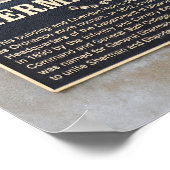 カンザス州フォートレブンワース、シャーマンホールサイン ポスター (角)