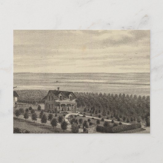 カンザス州ヘイズシティのグローブファーム ポストカード (正面)