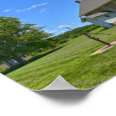 カンザス州ペリー、歴史的なバック・クリーク・スクール ポスター (角)