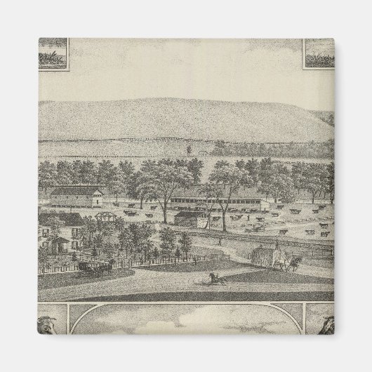 カンザス州ポタワトミー郡 マグネット (正面)