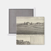 カンザス州ユーレカ州グリーンウッド郡の農場 マグネット (正面/裏面)