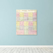 カンザス州ルークス郡 キャンバスプリント (インサイチュ (ウッドフロア))