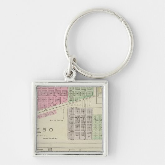 カンザス州レボ、ルロイ、ストラウン キーホルダー (正面)